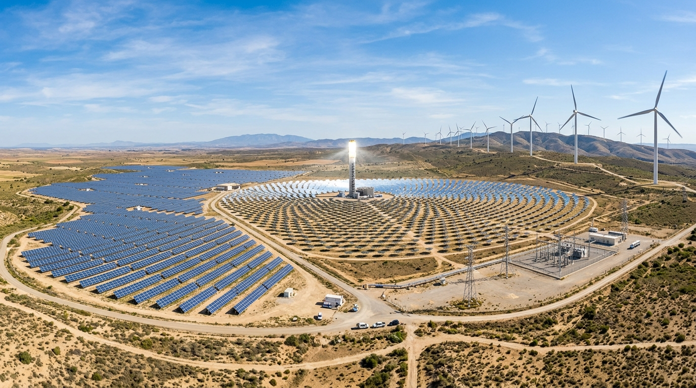ERNC: Solar Fotovoltaico, Solar de Concentración y Eólico